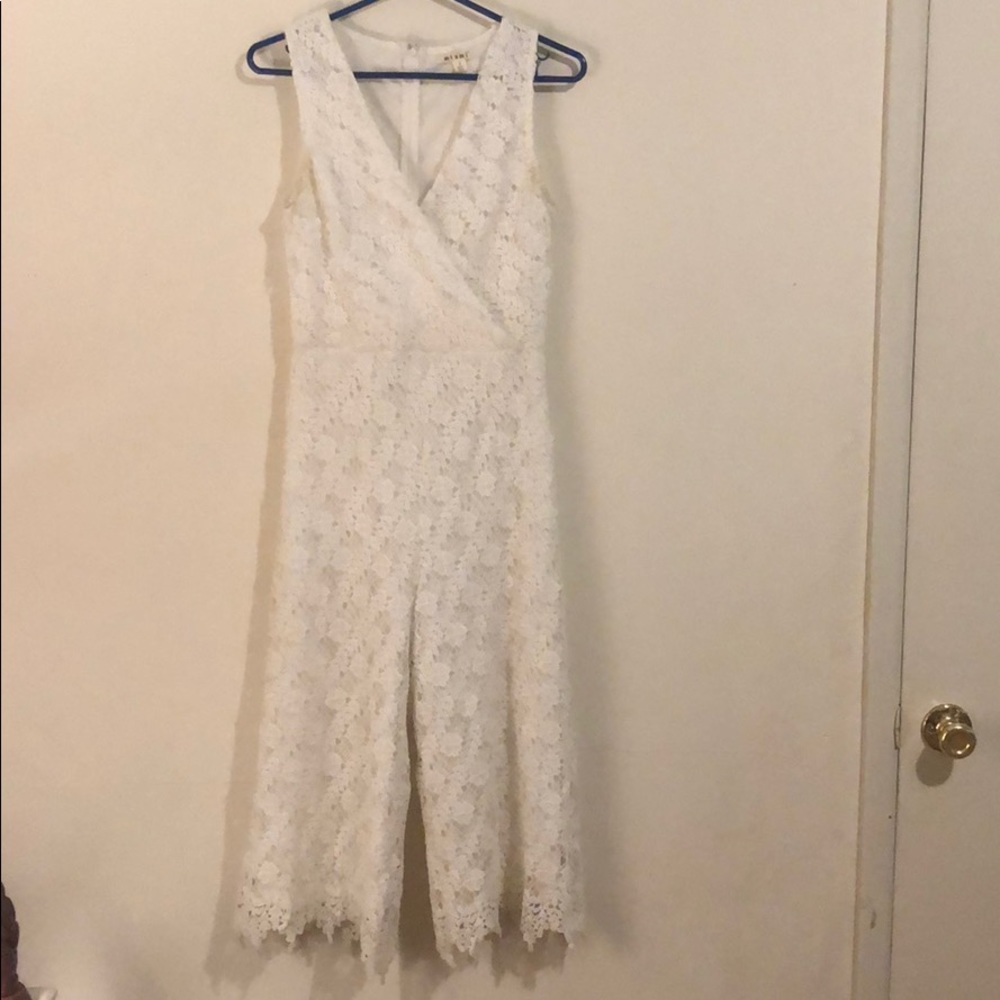 White lace jumpsuit